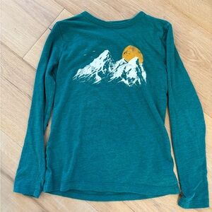 Crewcuts Long Sleeve Shirt with Mountain Print